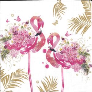 Szalvéta - Flamingó
