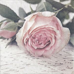 Szalvéta - Vintage rózsa