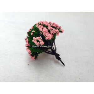 Fa rózsaszín virággal 8 cm