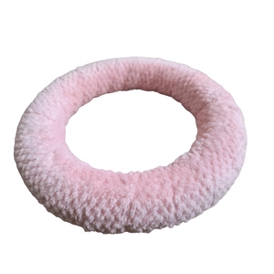 Kötött szőrmés alap 24 cm - Rózsaszín