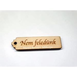Natúr fa - &quot;Nem feledünk&quot; kísérő tábla 
