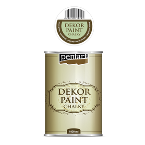 Dekorfesték lágy - zúzmózöld 1000 ml