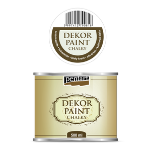 Dekorfesték lágy - krémfehér 500 ml