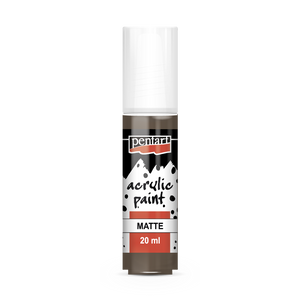 Matt akrilfesték - földbarna 20ml