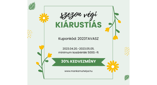 Szezon végi kiárusítás!!!