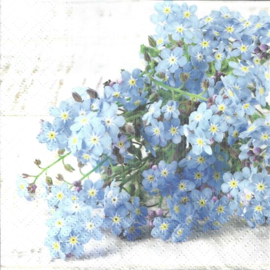 Szalvéta - Kék nefelejcs