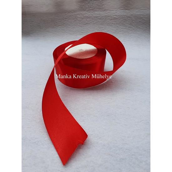 Szatén szalag piros 4 cm * 22 m