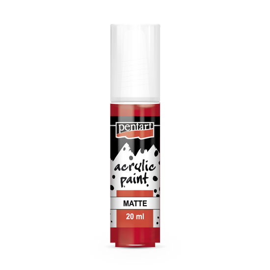 Matt akrilfesték - rúzspiros 20ml